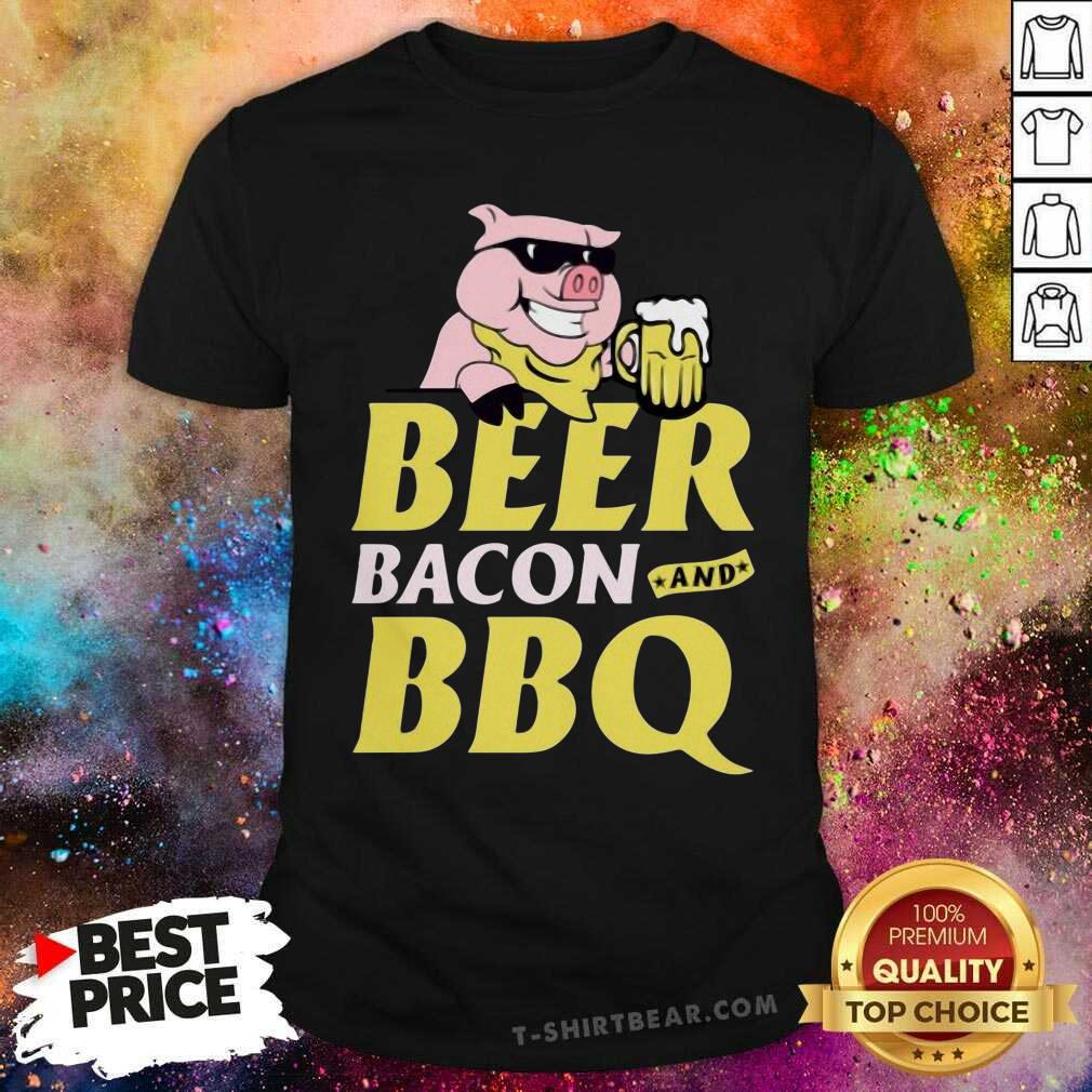 Hot Beer Bacon And BBQ Pig Shirt - Design by T-shirtbear.com