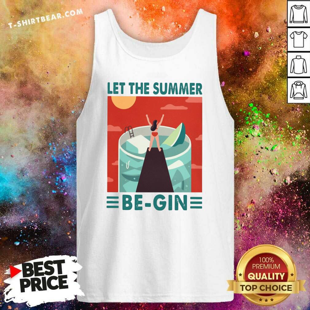 Lovely Let The Summer Begin Tank Top - Design by T-shirtbear.com