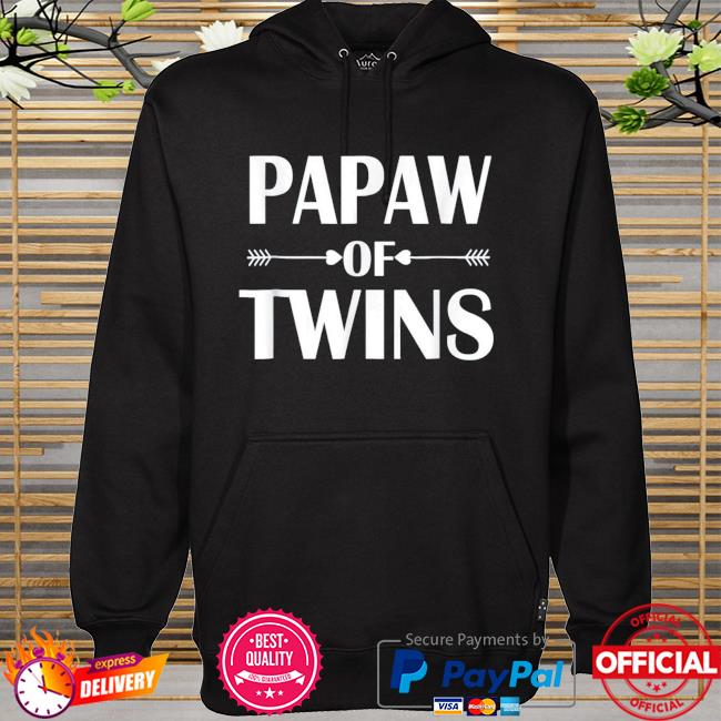 Papaw of twins father's day us 2021 hoodie
