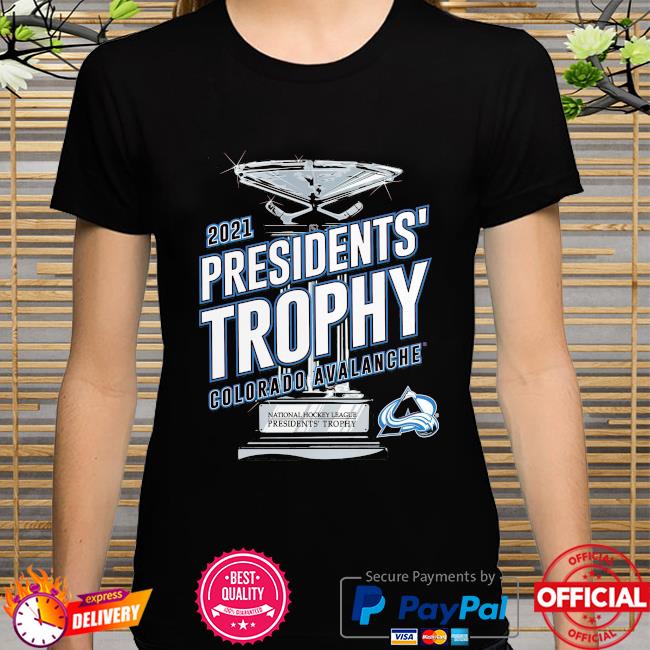 Colorado Avalanche 2021 Presidents' NHL Tropphy shirt