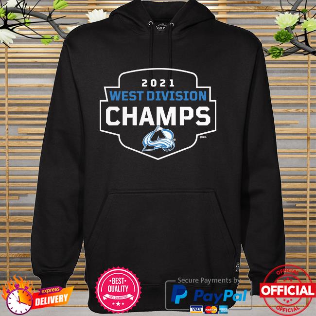 Colorado Avalanche 2021 West Division Champions hoodie