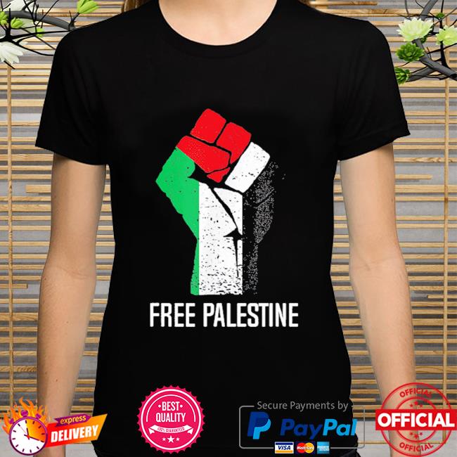 Free gaza palestine flag shirt