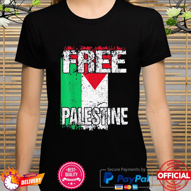 Free palestine flag vintage big palestine flag shirt