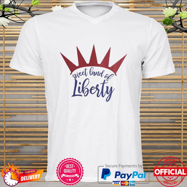 Great land of liberty white ceramic shirt