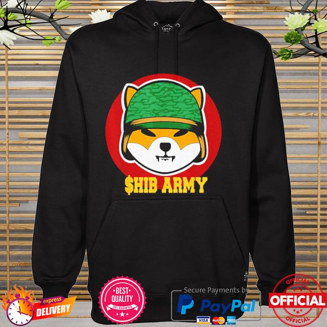 Shib army shiba inu coin hoodie