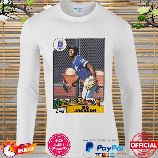 Homage 1987 Topps Future Stars Bo Jackson Royals Shirt